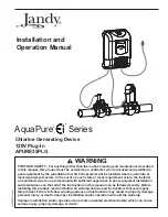 Preview for 1 page of Jandy AquaPure Ei Series Installation And Operation Manual