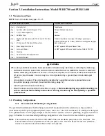 Preview for 7 page of Jandy AquaPure Pure700 Installation And Operation Manual