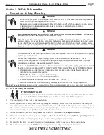 Preview for 4 page of Jandy CL Versa-Plumb Series Installation And Operation Manual