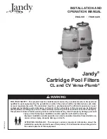 Jandy CL Versa-Plumb Installation And Operation Manual preview