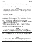 Preview for 10 page of Jandy JandyColors JPL120100 Installation And Operation Manual