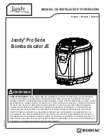 Preview for 65 page of Jandy JE Installation And Operation Manual