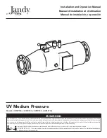 Preview for 1 page of Jandy JUVMP120 Installation And Operation Manual