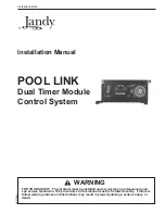 Preview for 1 page of Jandy POOL LINK Installation Manual