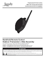 Preview for 1 page of Jandy R0441900 Instructions Manual