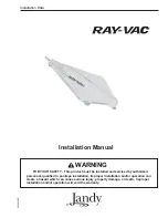 Jandy Ray-Vac Installation Data preview