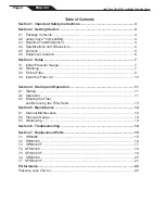 Preview for 2 page of Jandy SFSM100 Installation And Operation Manual