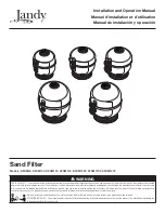 Предварительный просмотр 1 страницы Jandy SFSM60 Installation And Operation Manual