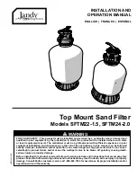 Jandy SFTM22-1.5 Installation And Operation Manual preview