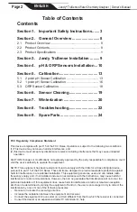 Предварительный просмотр 2 страницы Jandy TruSense TRUSENSE Owner'S Manual