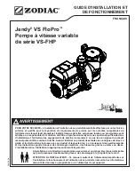 Preview for 29 page of Jandy VS FloPro Series Installation And Operation Manual