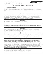 Preview for 3 page of Jandy VS PLUSHP 2.7 HP Installation And Operation Manual