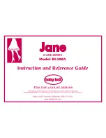 JANE Baby Lock A-LINE Series Instruction And Reference Manual preview