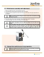 Preview for 13 page of Janfire Combiflame Manual