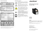 Предварительный просмотр 1 страницы janitza CT27 Installation Manual