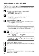 Предварительный просмотр 8 страницы janitza UMG 500 A Operating Instructions Manual