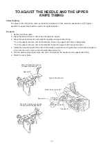 Preview for 16 page of Janome 1110DX PRO Service Manual