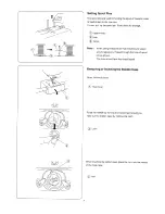 Предварительный просмотр 9 страницы Janome 2039SN Instruction Book