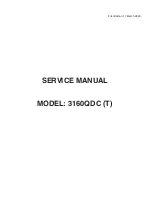 Janome 3160QDCT Service Manual preview