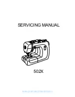 Preview for 1 page of Janome 502X Servicing Manual