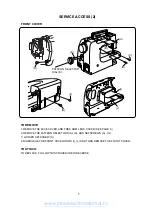 Preview for 9 page of Janome 502X Servicing Manual