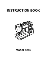 Preview for 1 page of Janome 525S - Instruction Book