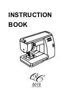 Janome 6019QC Instruction Book preview