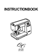 Janome 6125QC Instruction Book preview