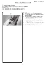 Preview for 34 page of Janome AirThread 2000D Service Manual