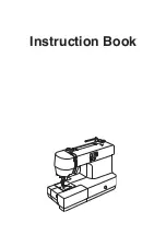 Janome C30 Instruction Book preview