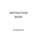 Janome CompuLock Instruction Book preview