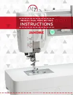 Janome Continental M7 Professional Instructions preview