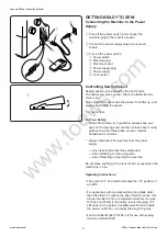 Preview for 6 page of Janome COVER PRO 900CP Instruction Manual