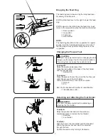 Предварительный просмотр 9 страницы Janome DC 3018 Instruction Book