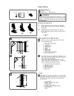 Предварительный просмотр 29 страницы Janome DC 3018 Instruction Book