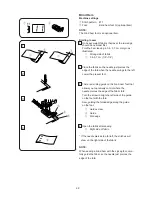 Предварительный просмотр 31 страницы Janome DC 3018 Instruction Book