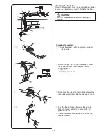 Preview for 19 page of Janome dc2015 Instruction Book