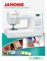 Предварительный просмотр 1 страницы Janome DC2101 Brochure