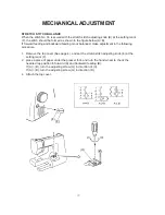 Preview for 22 page of Janome DE 5024 Servicing Manual