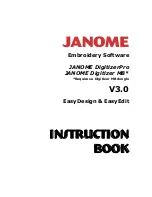 Janome Digitizer MB Instruction Book preview