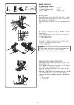 Предварительный просмотр 22 страницы Janome DKS100 SE Instruction Book