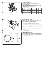 Preview for 18 page of Janome E1019 Instruction Book