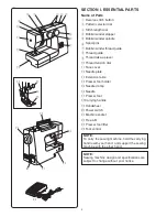 Preview for 4 page of Janome economy models Instruction Manual