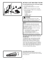 Preview for 6 page of Janome economy models Instruction Manual