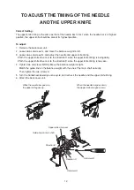 Preview for 14 page of Janome FOUR-DBL Service Manual