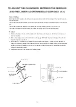 Preview for 16 page of Janome FOUR-DBL Service Manual