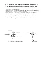 Preview for 18 page of Janome FOUR-DBL Service Manual