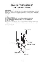 Preview for 20 page of Janome FOUR-DBL Service Manual