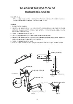 Preview for 21 page of Janome FOUR-DBL Service Manual