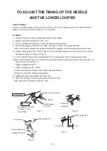 Preview for 22 page of Janome FOUR-DBL Service Manual